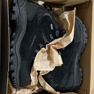 Merrell MDry US 9.5 waterproof hiking boots black suede